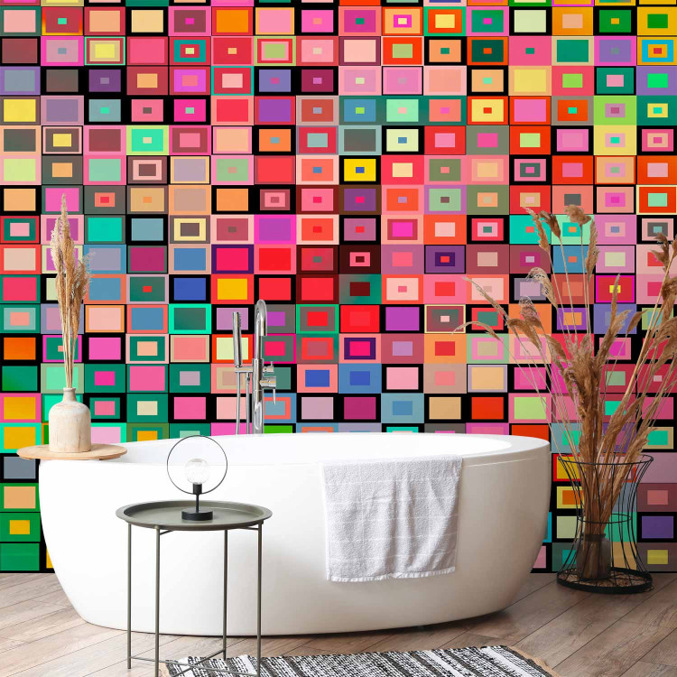 Photo Wallpaper Colourful Boxes 72466 additionalImage 8