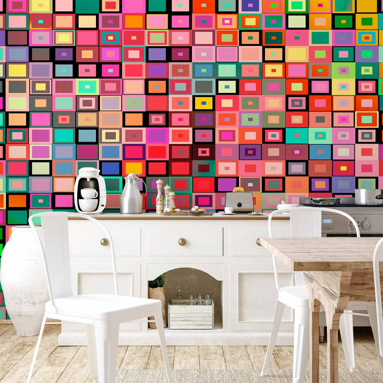 Photo Wallpaper Colourful Boxes 72466 additionalImage 6