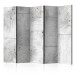 Room Separator Concretum Murum II - texture imitating urban gray concrete stairs 95666