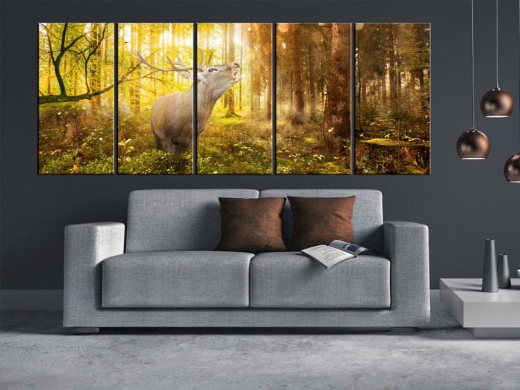 Canvas Print Roar in the Forest I 106576 additionalImage 3