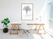 Wall Poster Tree reflection - black and white simple composition with a plant motif 115076 additionalThumb 13