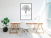 Wall Poster Tree reflection - black and white simple composition with a plant motif 115076 additionalThumb 9