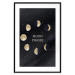 Poster Lunar Cycle - composition with moon phases and English texts 117776 additionalThumb 15