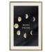Poster Lunar Cycle - composition with moon phases and English texts 117776 additionalThumb 19