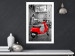 Poster My Dream - red scooter and black-and-white architecture of Italy 118576 additionalThumb 4