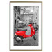 Poster My Dream - red scooter and black-and-white architecture of Italy 118576 additionalThumb 16