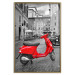 Poster My Dream - red scooter and black-and-white architecture of Italy 118576 additionalThumb 20
