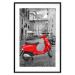 Poster My Dream - red scooter and black-and-white architecture of Italy 118576 additionalThumb 17