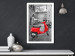 Poster My Dream - red scooter and black-and-white architecture of Italy 118576 additionalThumb 6
