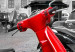 Poster My Dream - red scooter and black-and-white architecture of Italy 118576 additionalThumb 9