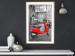 Poster My Dream - red scooter and black-and-white architecture of Italy 118576 additionalThumb 15