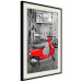 Poster My Dream - red scooter and black-and-white architecture of Italy 118576 additionalThumb 3