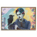 Poster Totemic Frida - colorful composition with a woman and a black bird 121976 additionalThumb 16