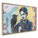 Poster Totemic Frida - colorful composition with a woman and a black bird 121976 additionalThumb 12