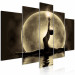 Canvas Print Lunar power - a ballerina against the background of water and the moon 122776 additionalThumb 2
