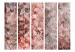 Folding Screen Coral Bouquet II - red texture with flowers and ornaments 122976 additionalThumb 3