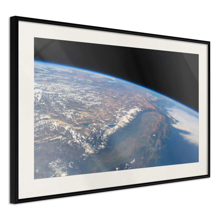 Wall Poster Power of Earth - planet Earth landscape against cloud backdrop over continents 123176 additionalImage 3