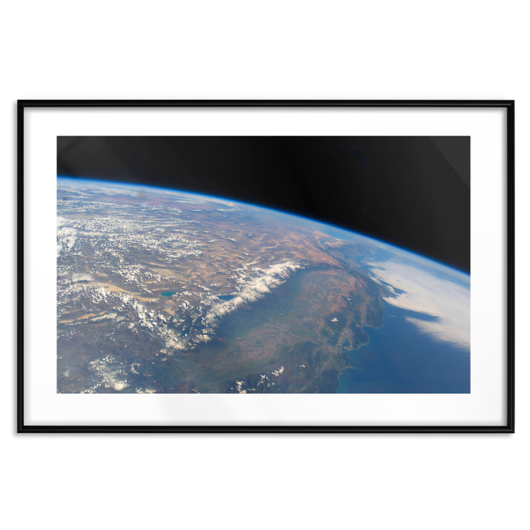 Wall Poster Power of Earth - planet Earth landscape against cloud backdrop over continents 123176 additionalImage 15