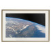 Wall Poster Power of Earth - planet Earth landscape against cloud backdrop over continents 123176 additionalThumb 19