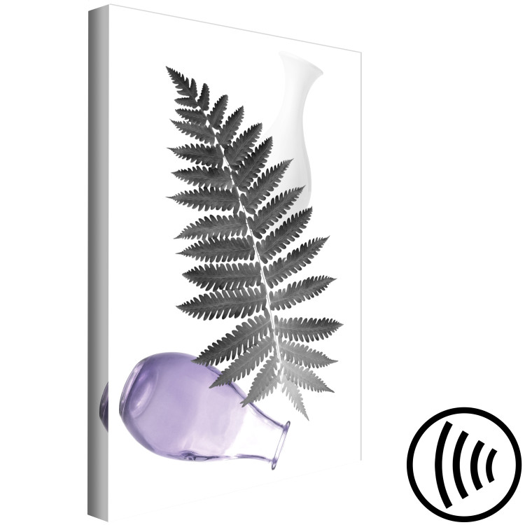Canvas Art Print Fern leaf with vases - still life with a botanical motif 123276 additionalImage 6