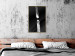 Wall Poster Night Traces - abstract white line on contrasting black background 123676 additionalThumb 5