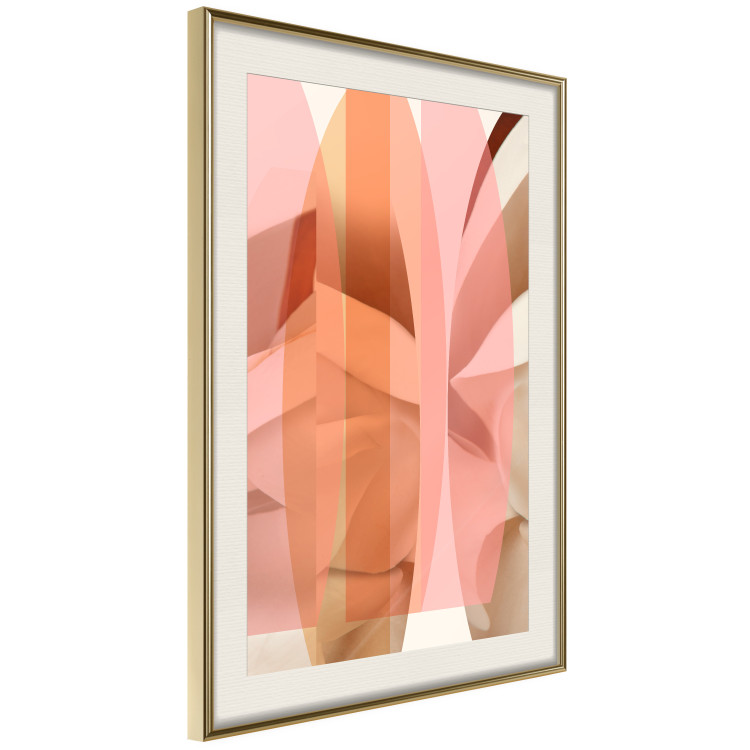 Poster Floral Kaleidoscope - abstract composition of pastel figures 126676 additionalImage 3