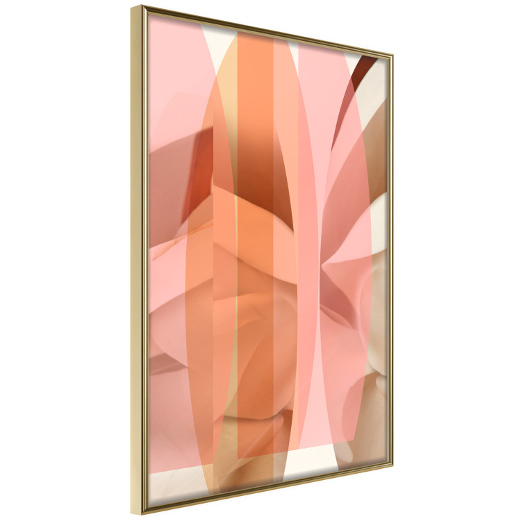 Poster Floral Kaleidoscope - abstract composition of pastel figures 126676 additionalImage 14