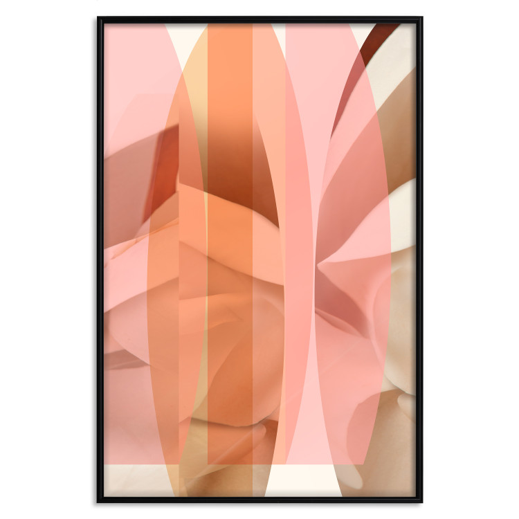 Poster Floral Kaleidoscope - abstract composition of pastel figures 126676 additionalImage 16