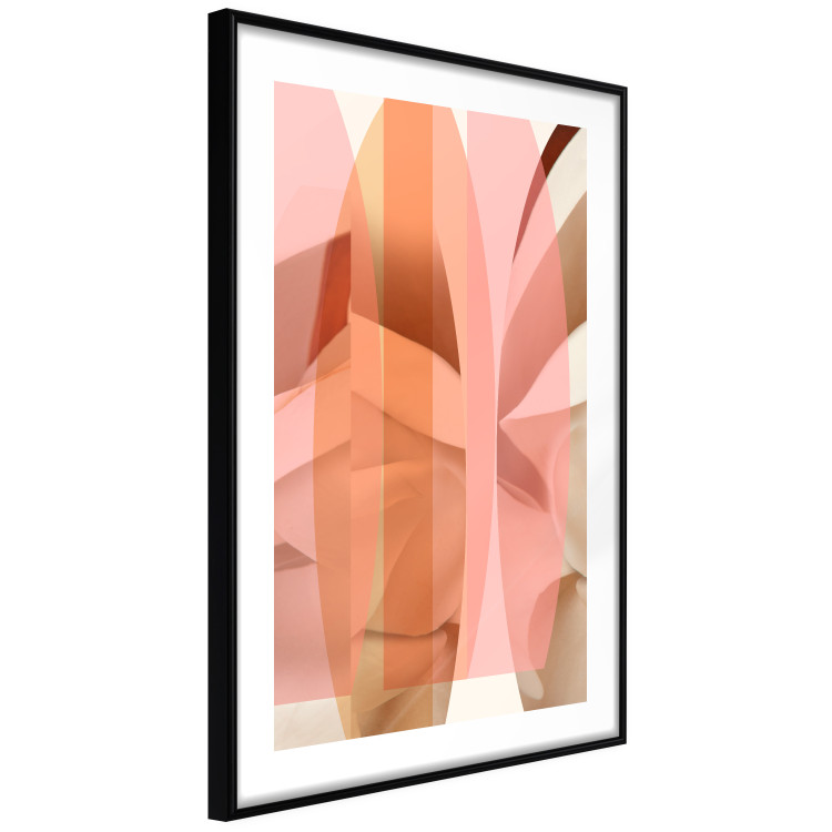Poster Floral Kaleidoscope - abstract composition of pastel figures 126676 additionalImage 6