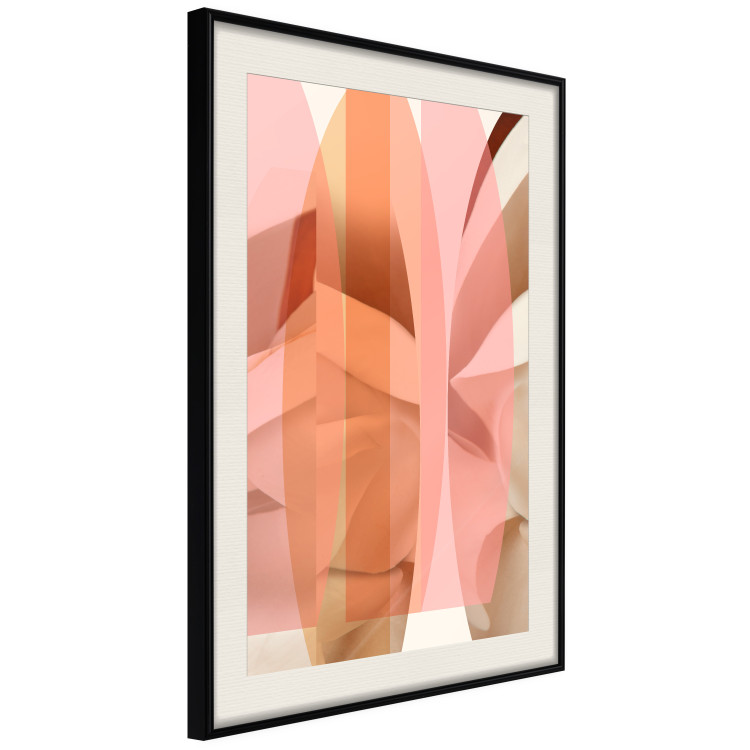 Poster Floral Kaleidoscope - abstract composition of pastel figures 126676 additionalImage 2