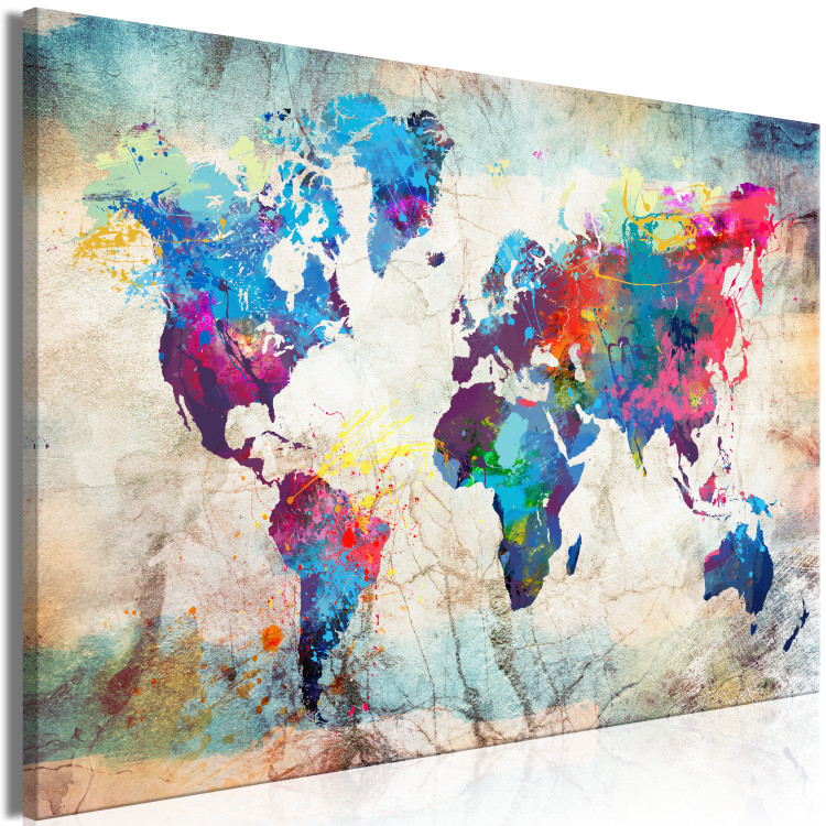 Large canvas print World Maps: Modern Style [Large Format] 128676 additionalImage 2