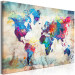Large canvas print World Maps: Modern Style [Large Format] 128676 additionalThumb 2
