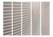 Room Divider Screen Cool Stripes II (5-piece) - gray-orange 3D abstraction 128976 additionalThumb 3