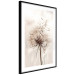 Poster Magnetic Breeze - dandelion flower in the wind in sepia colors 131776 additionalThumb 8