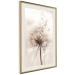 Poster Magnetic Breeze - dandelion flower in the wind in sepia colors 131776 additionalThumb 3