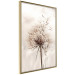 Poster Magnetic Breeze - dandelion flower in the wind in sepia colors 131776 additionalThumb 12