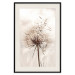 Poster Magnetic Breeze - dandelion flower in the wind in sepia colors 131776 additionalThumb 20