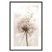 Poster Magnetic Breeze - dandelion flower in the wind in sepia colors 131776 additionalThumb 18