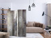 Folding Screen Shades of Gray (3-piece) - composition with a stone texture 132576 additionalThumb 4