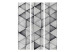 Room Divider Gray Triangles (3-piece) - simple composition in geometric shapes 132876 additionalThumb 3