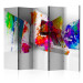 Room Separator Three-dimensional Shapes II (5-piece) - colorful illusion in 3D form 133076