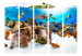 Room Divider Screen Coral Reef II (5-piece) - colorful fish and plants at the seabed 133376 additionalThumb 3