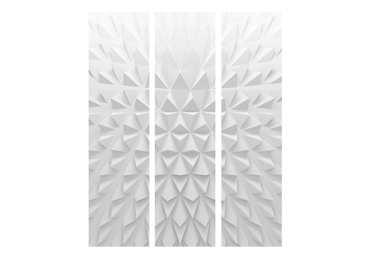 Folding Screen Fortress of Illusions (3-piece) - geometric 3D abstract 133476 additionalImage 3