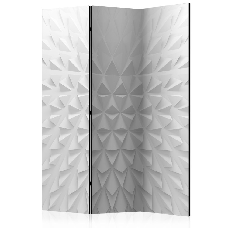 Folding Screen Fortress of Illusions (3-piece) - geometric 3D abstract 133476