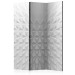 Folding Screen Fortress of Illusions (3-piece) - geometric 3D abstract 133476