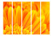 Room Divider Screen Yellow Gerbera II - plant composition of intensely yellow sunflower 133976 additionalThumb 3