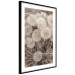 Poster Gentle Cluster - composition with fluffy dandelions in sepia tone 137276 additionalThumb 5