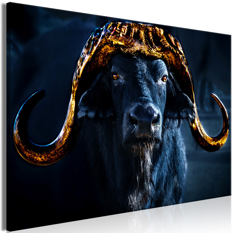 Large canvas print Golden Horns [Large Format] 137576 additionalImage 2