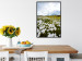 Wall Poster Meadow in the North - landscape of a meadow with white flowers against a mountain backdrop 138776 additionalThumb 11