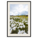 Wall Poster Meadow in the North - landscape of a meadow with white flowers against a mountain backdrop 138776 additionalThumb 27